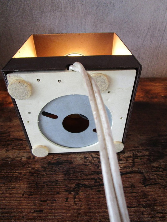 Image 1 of Vintage Philips Nws-65 Kubus tafel/wandlamp