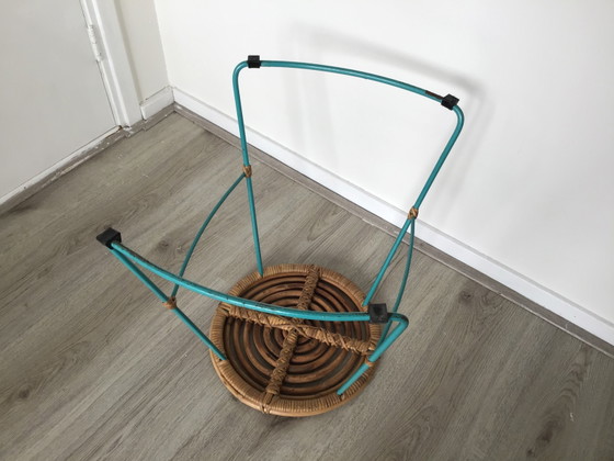 Sgabello vintage in rattan anni '50/'60 Rohé – Sgabelli, Metal (photo 4 of 8)