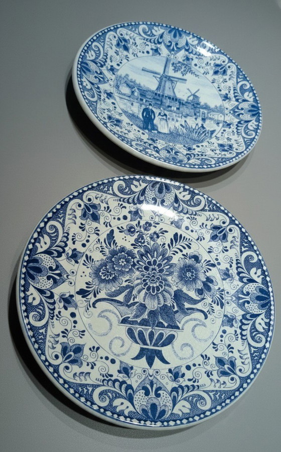 Image 1 of Konvolut von 2 Delfter Tellern