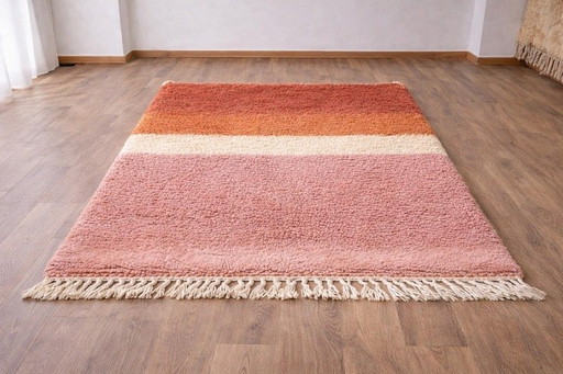 Traditioneel handgemaakt vloerkleed van natuurlijke wol, 150/250 cm