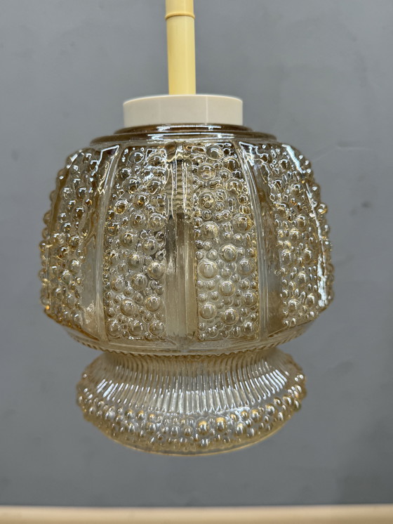 Image 1 of Atmospheric Vintage Ceiling Lamp With Bubble Glass