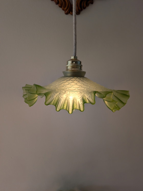 Image 1 of Beautiful, unique vintage pendant lamp