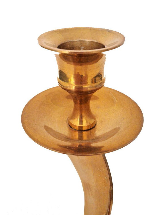 Candlestick Set Brass Copper – Candle holders, Metal (photo 5 of 8)