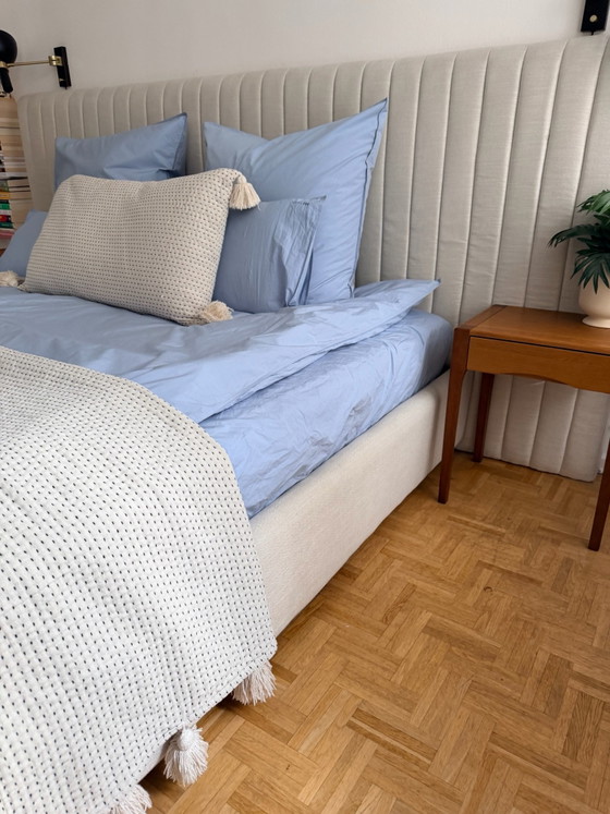 Letto designer NV Gallery | Crema | 180x200cm, Letti, Tessile, Legno (foto 12 di 14)