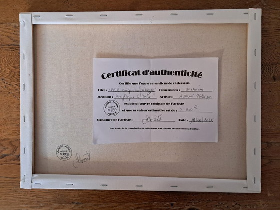 Image 1 of Philippe LAURENT - Piccola insenatura in Bretagna - Dipinto dell'artista