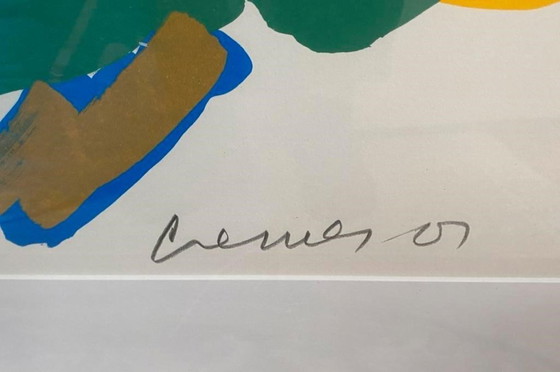 Image 1 of Jan Cremer - serigrafia incorniciata "PAYSAGE TOSCANE II"