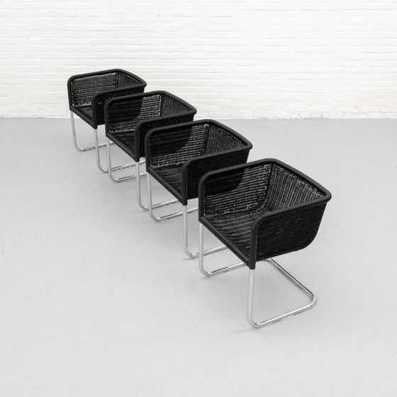 Tecta D44 Dining Chairs Set 80's – Chrome (photo 3 of 20)