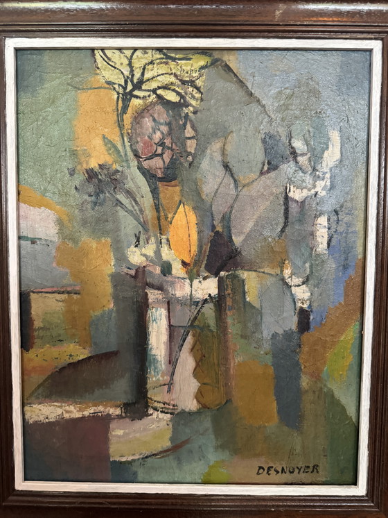 Image 1 of Francois Desnoyer (1894-1972) Olie op doek.