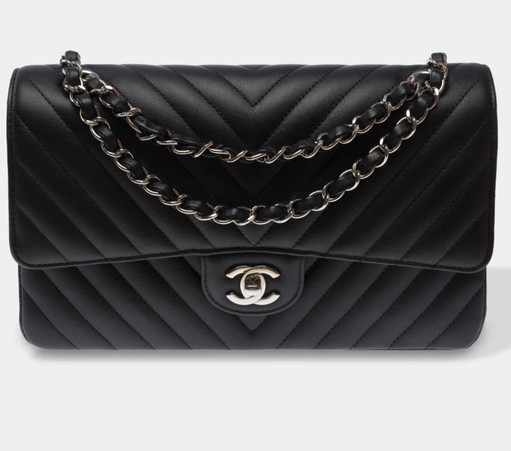Sac CHANEL Timeless/Classique en Cuir Noir - 103570