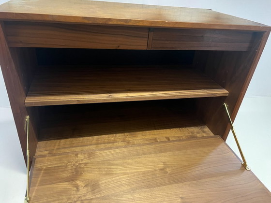 Image 1 of Danish Modern Garderoben-Kombination mit Cadovius Schuhschrank, geometrischer Wandgarderobe & massivem Teakspiegel
