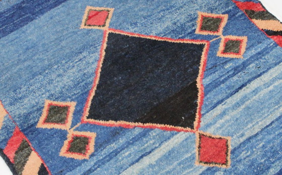 Image 1 of Original Persian carpet Gabbeh Ghashghai Oriental carpet 151 cm x 98 cm Old Natural