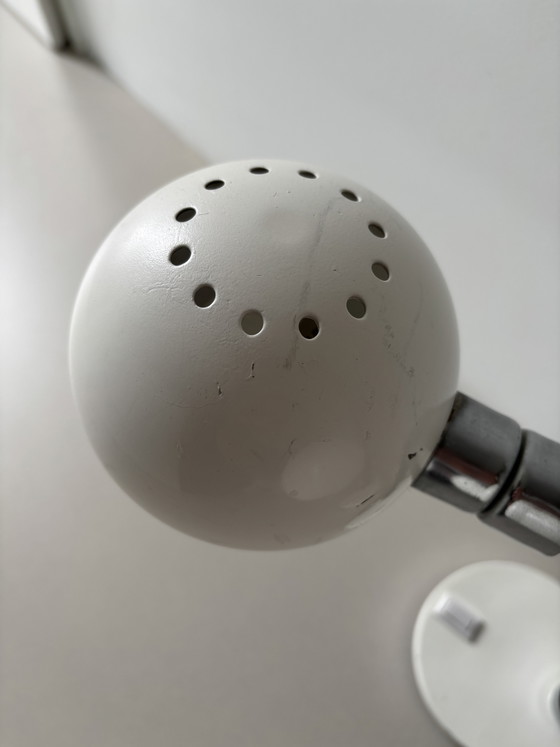 Image 1 of 2 space age “eyeball” table lamps by Goffredo Regina, Italian design