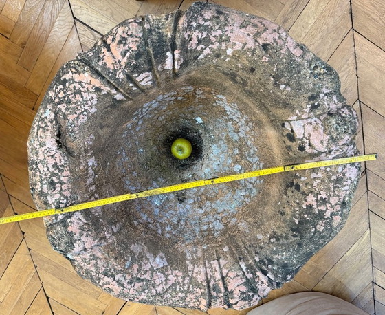 Image 1 of paar terracotta potdeksels