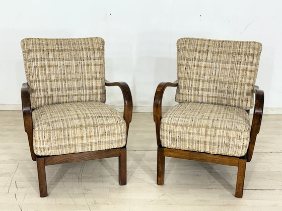 Image 1 of Art Deco Sessel Armlehnsessel Wohnzimmersessel um 1940