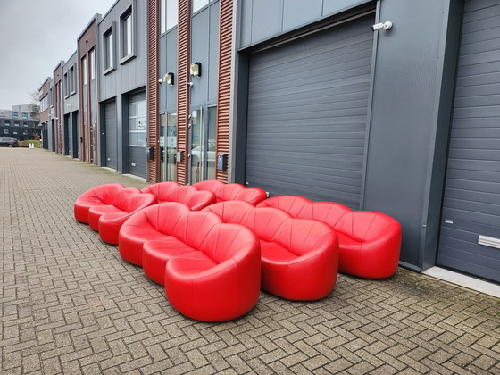 Image 1 of Ligne Roset - (6) pumpkin 3-zitsbank by Pierre Paulin