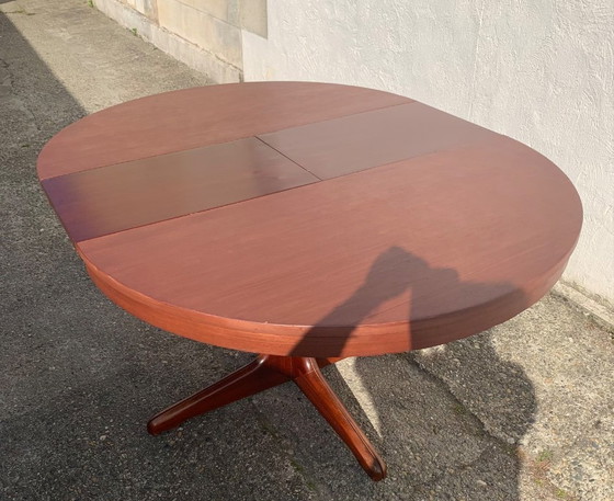 Image 1 of Vintage mahoniehouten uitschuifbare tafel