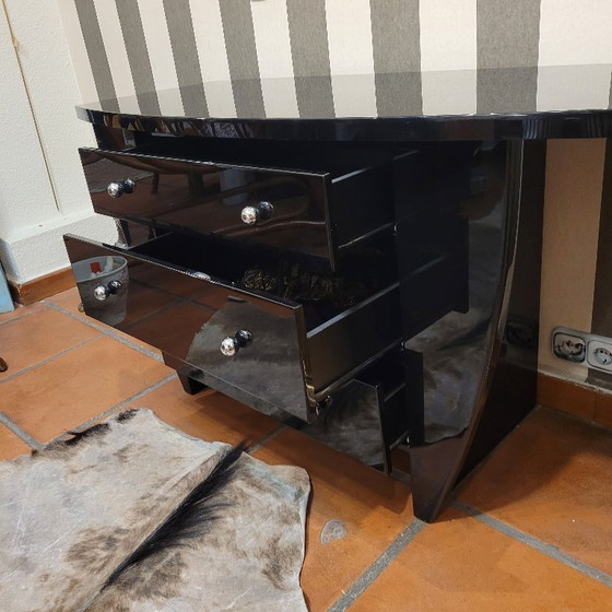 Image 1 of Chest of drawers in lacquered wood, David Lange, Mid-century, 70’s – France