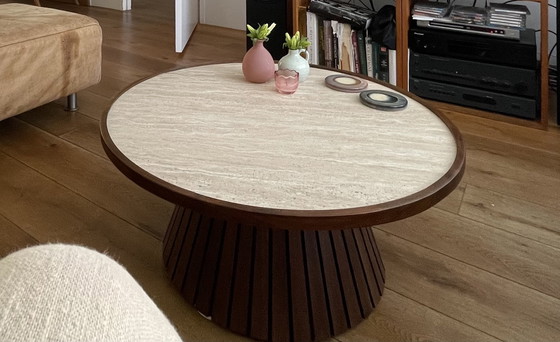 Image 1 of Round coffee table made of wood