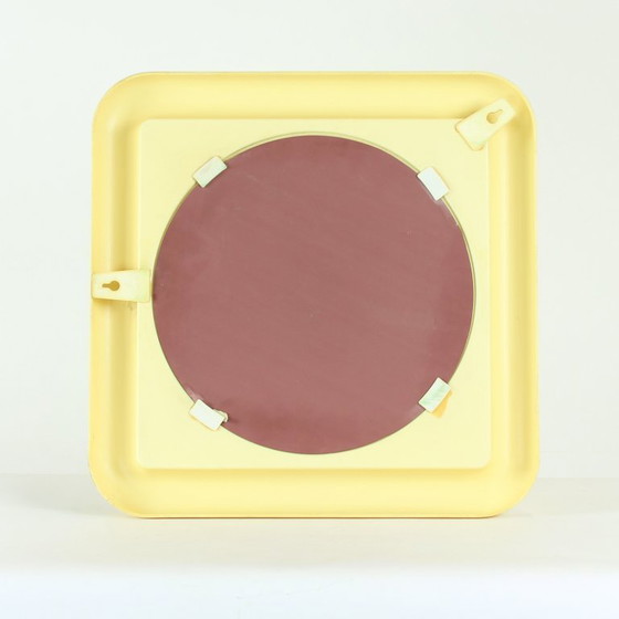 Image 1 of Specchio da parete di metà secolo con cornice originale in plastica, Cecoslovacchia, anni '60