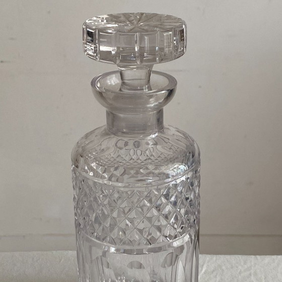 Image 1 of Vintage 1970s Baccarat crystal whisky decanter
