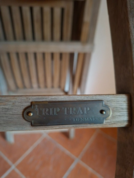 Trip Trap Denmark Teak Deck-Chair / Deckchair – Fritz Hansen, Gartenliege, Wood (photo 5 of 5)