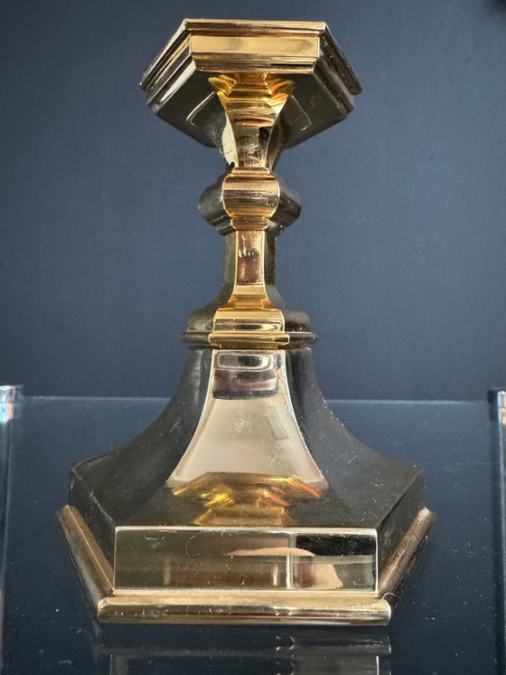 Image 1 of Candeliere Nagel placcato oro degli anni '70