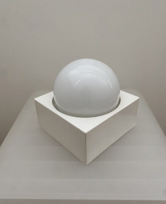 Image 1 of 2 lampade da soffitto/parete vintage in bachelite - anni '50 - stile industriale/era spaziale