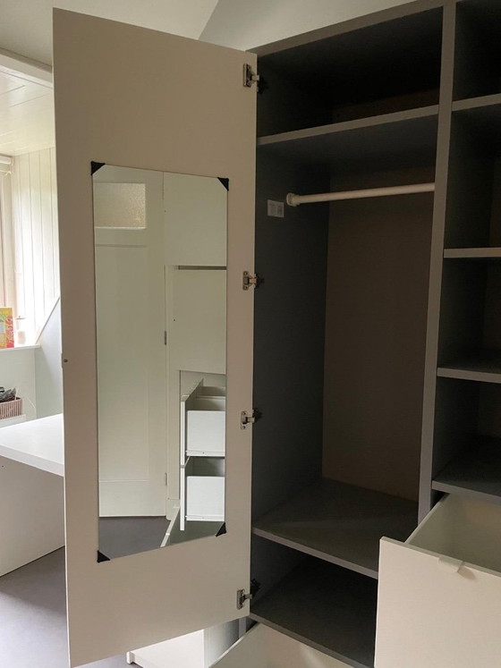 Ikea Visthus Kleiderschrank, Kleiderschränke, Holz, Grau, Modern (Foto 4 von 5)