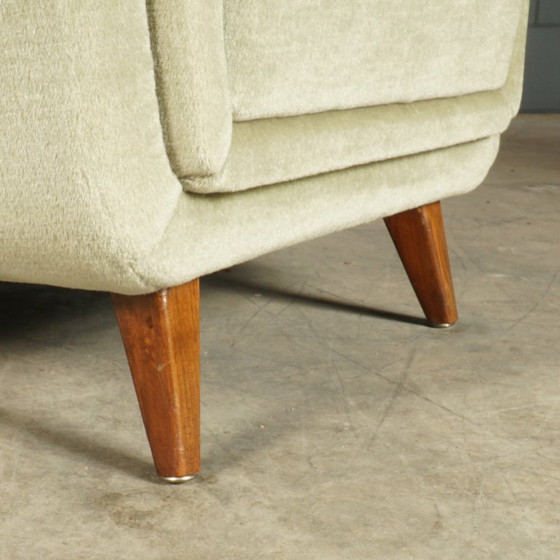 Fauteuils vintage – Velours vert menthe pastel – Années 1970 – Velvet, Wood (photo 12 of 15)
