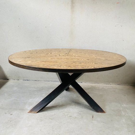 Image 1 of Gerard Geytenbeek Mid-Century Wenge Dining room table 