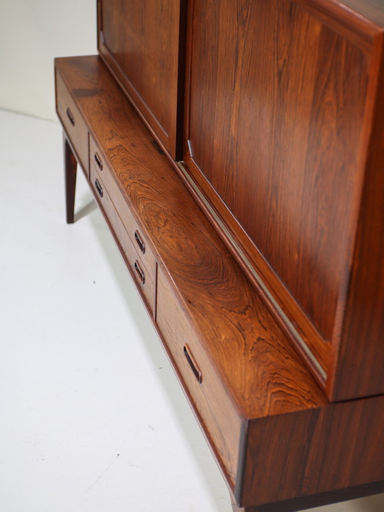 Image 1 of Highboard Kai Kristiansen 54 Rosewood Danish Sideboard