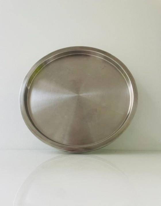 Image 1 of Bandeja/plato de servir de diseño de acero inoxidable