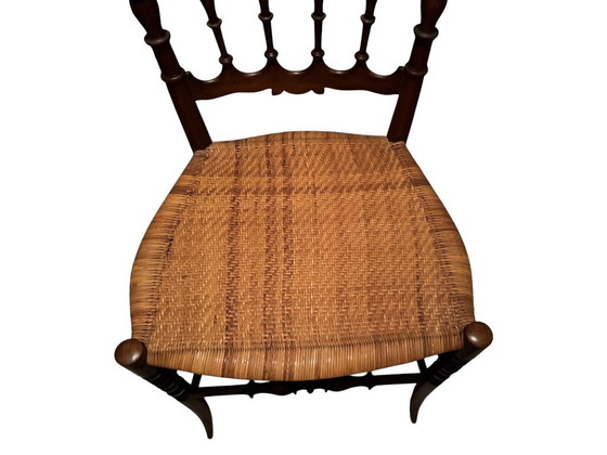 Image 1 of Een paar originele Chiavari-stoelen uit de jaren 60.