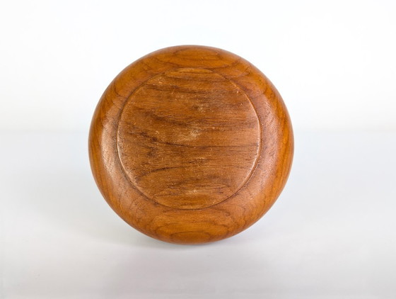 Image 1 of Set of 2 vintage wooden bowls, teak bowls, Danish design, tapas