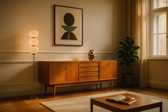 Image 1 of Mid-Century Duits teakhouten dressoir, jaren 60