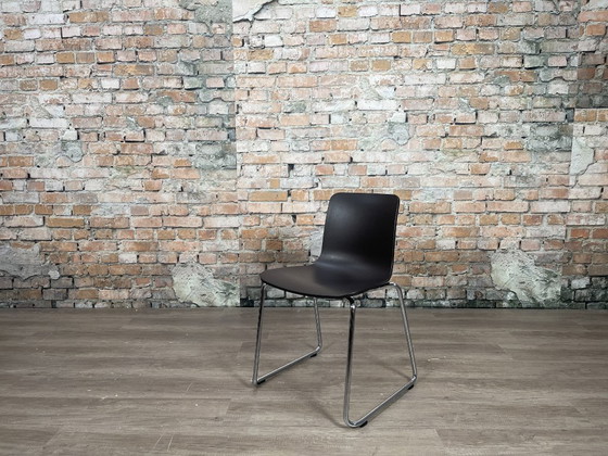 Image 1 of 4x Vitra HAL RE Sledge marrone