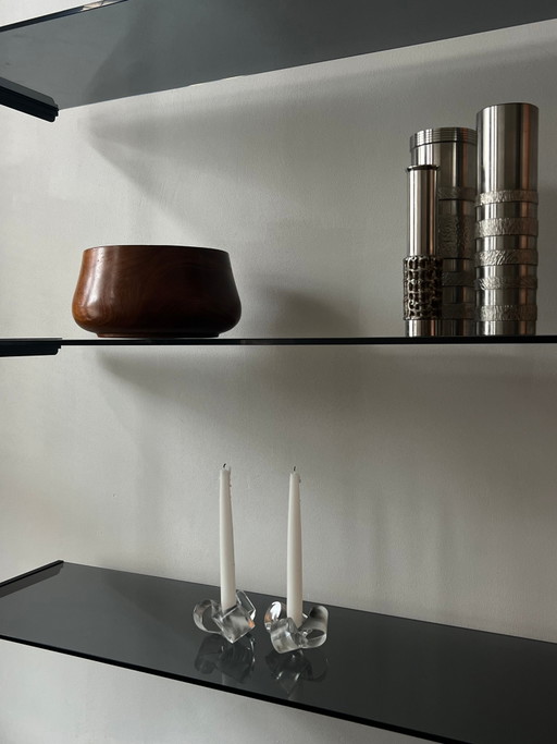 Rosenthal studio-line Bougeoirs en cristal – lot de 2 – kandelaars en kaarsen, Crystal