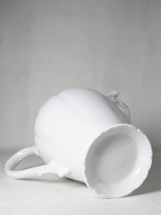 Image 1 of Teapot/Coffee Pot Fine Limoges White Vintage Porcelain