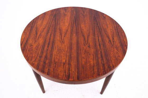 Image 1 of Palissander eettafel, Deens ontwerp, jaren 1960.