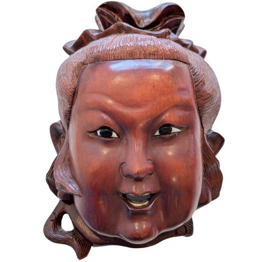 Guanyin (Avalokiteshvara) – botten tanden en glazen ogen, 19e eeuw – kavel 138