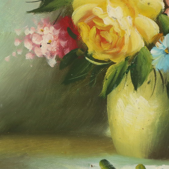 Image 1 of Nature morte aux fleurs dans un vase