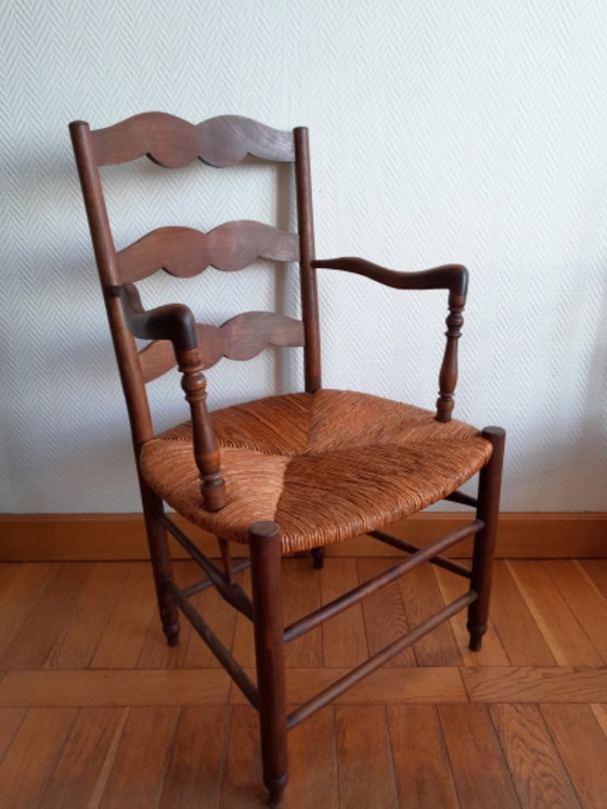 Image 1 of 2x nursery chairs, Provençal style, 19th century