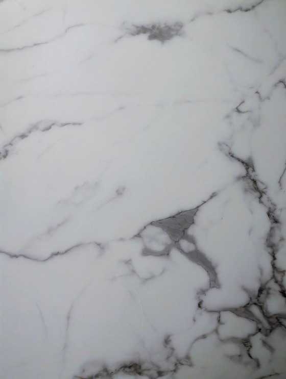 Image 1 of Pols Potten Disc Marblelook marble coffee table