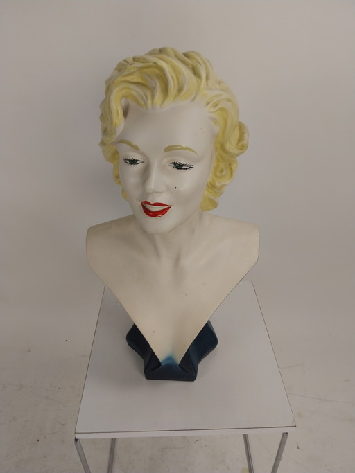 1 x Marilyn Monroe Plaster Bust 53cm High – beeldhouwkunst, Other