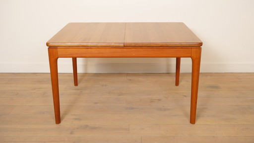 Table de salle à manger vintage | Teck massif | Extensible | Glostrup