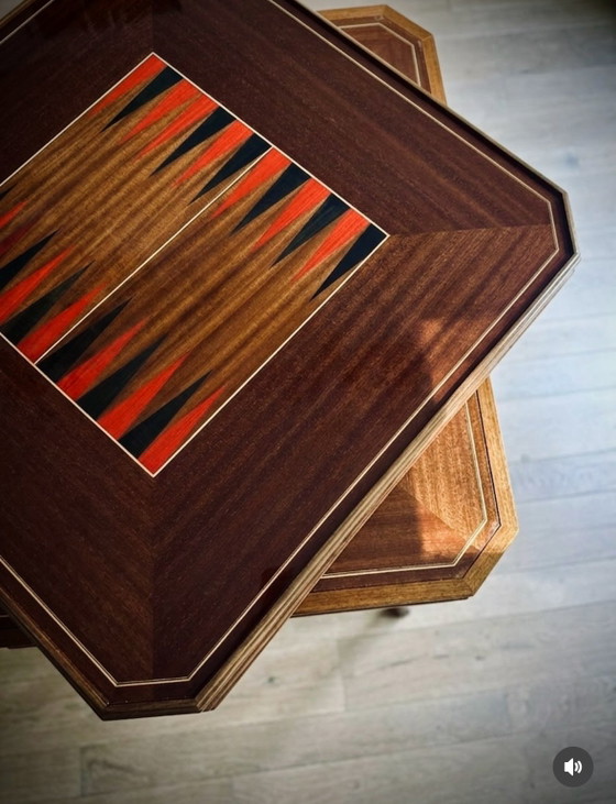 Italiaanse Sorrento Speeltafel Inclusief Roulette Klokje – Bijzettafels, Wood (photo 9 of 13)