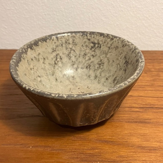 Ciotola in ceramica danese, grigio maculato, Hjorth Ceramic, Ciotole, Scandinavian (foto 3 di 8)