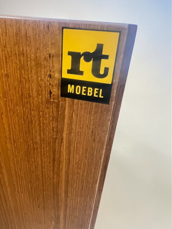 Image 1 of Mid Century Modern Teak Sideboard 1960s | German RT Furniture Cabinet Model 127 | Vintage Scandinavian Style Credenza