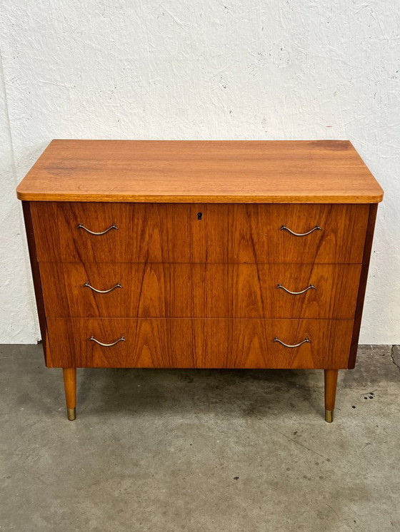 Image 1 of Commode vintage du milieu du siècle, Svensk Möbelindustri Smi, Suède 1960