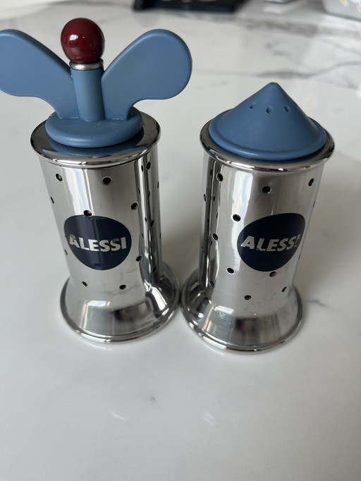 Alessi salt and pepper shakers